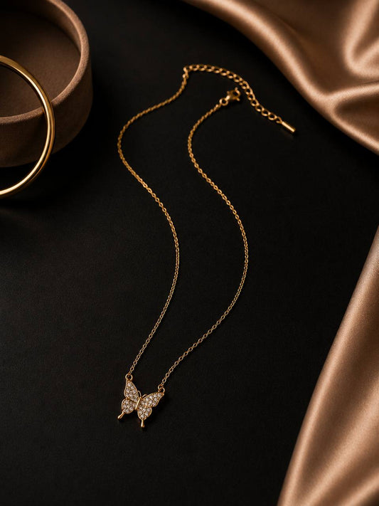 LR Butterfly Necklace